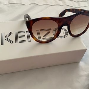 NIB Kenzo Sunglasses Tortoise Brown Gradient Lense